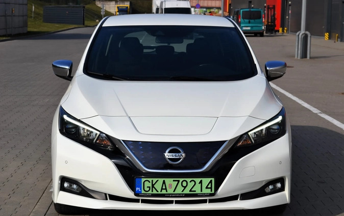 Nissan Leaf cena 62900 przebieg: 37800, rok produkcji 2018 z Gdańsk małe 781